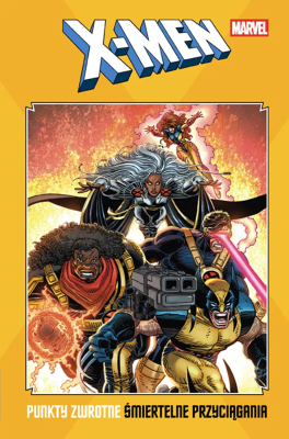 X-Men. Punkty zwrotne. Śmiertelne przyciągania. Autor: Peter David, Nicieza Fabian, Scott Lobdell, Hama Larry, Greg Capullo, Andy Kubert, Brandon Peterson, Joe Quesada, Romita John Jr., Jan Duursema. SmakLiter.pl Okładka książki X-Men. Punkty zwrotne. Śmiertelne przyciągania