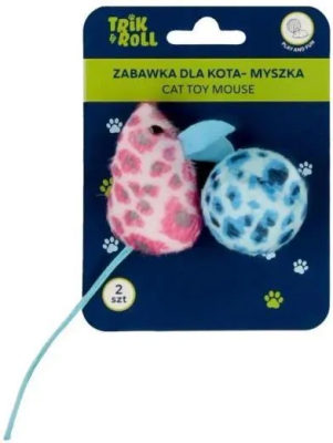 Opakowanie Zabawka dla Kota Myszka 2szt