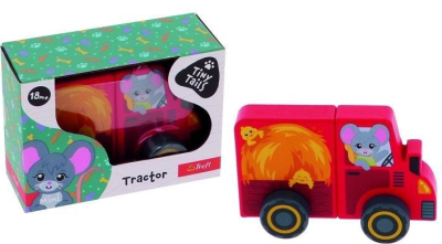 Opakowanie Zabawka drewniana - Traktor. Tiny Tails TREFL
