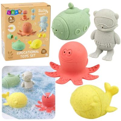 Opakowanie Zabawki do kąpieli sensoryczne figurki pastelowe