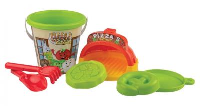 Opakowanie Zabawki do piasku Pizza 7el