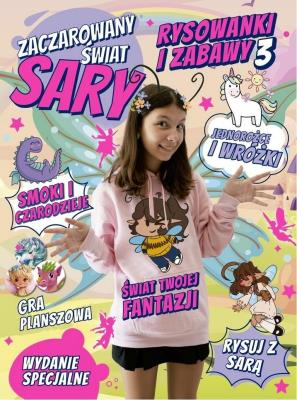 Okładka książki Zaczarowany Świat Sary. Rysowanki i zabawy