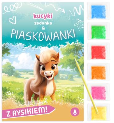 Okładka książki Zadanka & piaskowanki. Kucyki