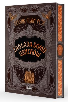 Okładka książki Zagłada domu Usherów (barwione brzegi)