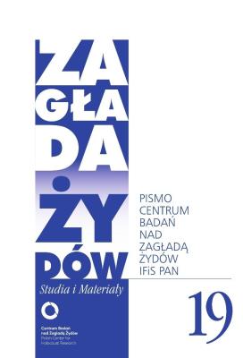 Okładka książki Zagłada Żydów nr.19