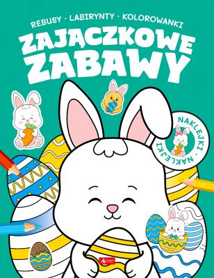 Okładka książki Zajączkowe zabawy - uszkodzone