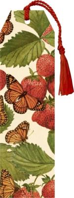 Zakładka 146 ze wstążką Truskawki i motyle. Wydawca: Skona Ting. SmakLiter.pl Opakowanie Zakładka 146 ze wstążką Truskawki i motyle