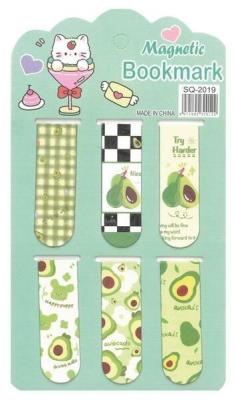 Opakowanie Zakładka do książek magnetyczna Awokado