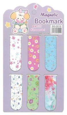 Opakowanie Zakładka do książek magnetyczna Kwiaty