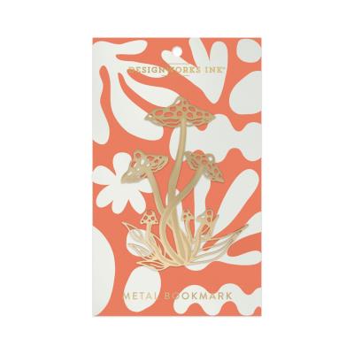 Opakowanie Zakładka do książek metalowa duża Grzyby