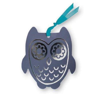 Opakowanie Zakładka do książek ze wstążką - Sowa szara