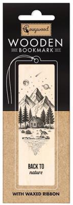 Opakowanie Zakładka drewniana Back to nature