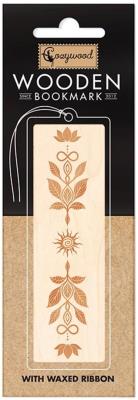 Opakowanie Zakładka drewniana Etno floral