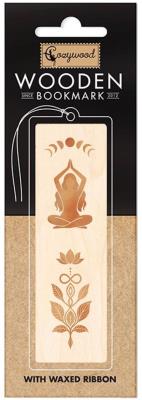 Opakowanie Zakładka drewniana Joga