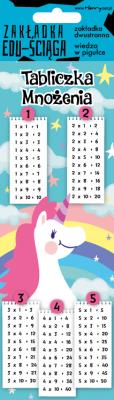 Zakładka edu-ściąga. Tabliczka mnoż. - jednorożec. Wydawca: Henry. SmakLiter.pl Opakowanie Zakładka edu-ściąga. Tabliczka mnoż. - jednorożec