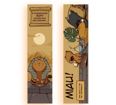 Zakładka kartonowa - Bogowie. Wydawca: Molom. SmakLiter.pl Opakowanie Zakładka kartonowa - Bogowie