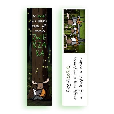 Zakładka kartonowa - Czytałosie. Wydawca: Molom. SmakLiter.pl Opakowanie Zakładka kartonowa - Czytałosie