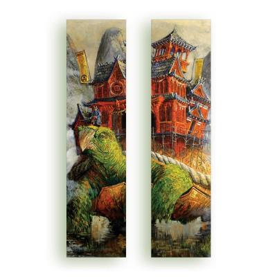 Zakładka kartonowa - Kaiju. Wydawca: Molom. SmakLiter.pl Opakowanie Zakładka kartonowa - Kaiju