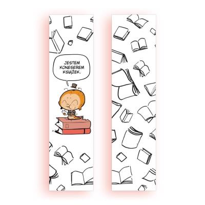 Zakładka kartonowa - Koneser książek. Wydawca: Molom. SmakLiter.pl Opakowanie Zakładka kartonowa - Koneser książek