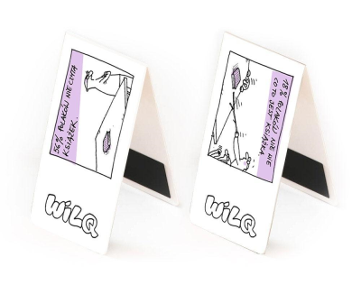 Zakładka kartonowa - Miauskier. Wydawca: Molom. SmakLiter.pl Opakowanie Zakładka kartonowa - Miauskier