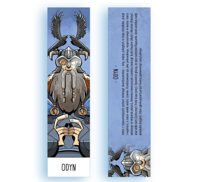 Zakładka kartonowa - Odyn. Wydawca: Molom. SmakLiter.pl Opakowanie Zakładka kartonowa - Odyn