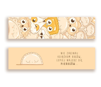Opakowanie Zakładka kartonowa - Pierogi to życie