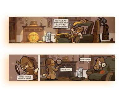 Zakładka kartonowa - Sherlock Koci Detektyw. Wydawca: Molom. SmakLiter.pl Opakowanie Zakładka kartonowa - Sherlock Koci Detektyw