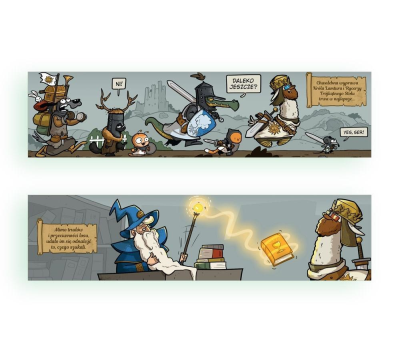 Zakładka kartonowa - Święty Graal. Wydawca: Molom. SmakLiter.pl Opakowanie Zakładka kartonowa - Święty Graal