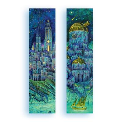 Zakładka kartonowa - Turkusowe Obserwatorium. Wydawca: Molom. SmakLiter.pl Opakowanie Zakładka kartonowa - Turkusowe Obserwatorium