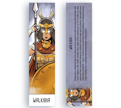 Zakładka kartonowa - Walkiria. Wydawca: Molom. SmakLiter.pl Opakowanie Zakładka kartonowa - Walkiria