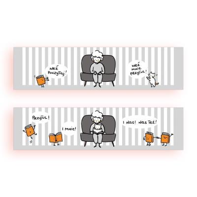 Opakowanie Zakładka kartonowa - Weź poczytaj