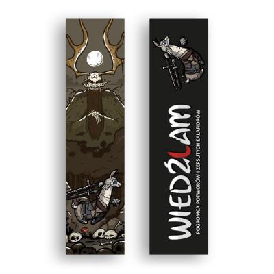 Zakładka kartonowa - Wiedźlam. Wydawca: Molom. SmakLiter.pl Opakowanie Zakładka kartonowa - Wiedźlam