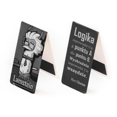 Zakładka magnetyczna - Logika. Wydawca: Molom. SmakLiter.pl Opakowanie Zakładka magnetyczna - Logika