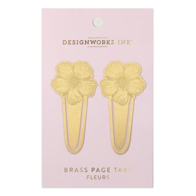 Zakładki do książek metalowe Kwiaty 2szt.. Wydawca: Designworks Ink. SmakLiter.pl Opakowanie Zakładki do książek metalowe Kwiaty 2szt.