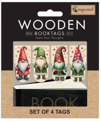 Opakowanie Zakładki drewniane do książki Krasnale