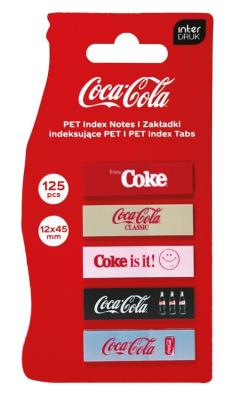 Opakowanie Zakładki indeksujące PET Coca-Cola
