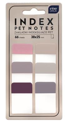 Zakładki indeksujące Pet nude 38x25mm 66szt. Wydawca: INTERDRUK. SmakLiter.pl Opakowanie Zakładki indeksujące Pet nude 38x25mm 66szt