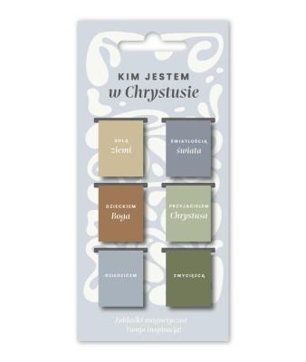 Zakładki Magnetyczne - Kim jestem. Wydawca: Szaron. SmakLiter.pl Opakowanie Zakładki Magnetyczne - Kim jestem