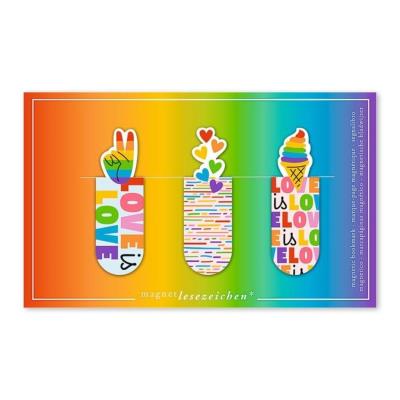 Zakładki magnetyczne Tęcza 3szt. Wydawca: Moses. SmakLiter.pl Opakowanie Zakładki magnetyczne Tęcza 3szt