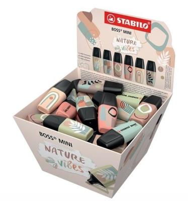 Opakowanie Zakreślacz Boss mini Nature vibes (50szt) STABILO