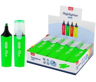 Opakowanie Zakreślacz Flash zielony (10szt) EASY