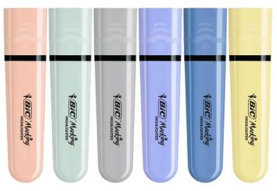 Opakowanie Zakreślacz Flat Pastel mix 6szt BIC