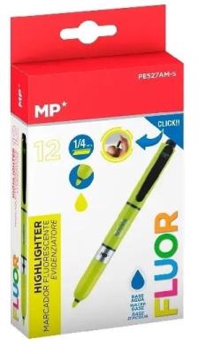 Opakowanie Zakreślacz fluorescencyjny Click żółty (12szt)