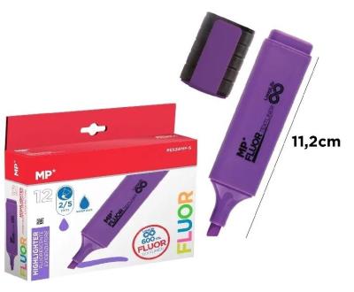 Opakowanie Zakreślacz fluorescencyjny fioletowy (12szt)