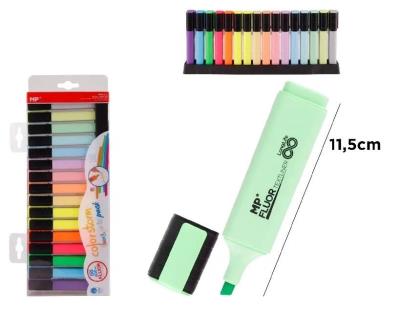 Opakowanie Zakreślacz fluorescencyjny pastel 16szt