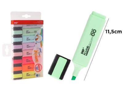 Opakowanie Zakreślacz fluorescencyjny pastel 8szt