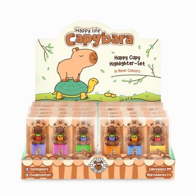 Opakowanie Zakreślacz Kapibara Happy Capy 1szt.mix