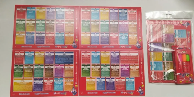 Opakowanie Zakreślacz Magic 4 kolory + karty Historia Polski