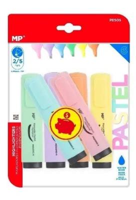 Opakowanie Zakreślacz pastelowy 2,0/5,0mm 6szt