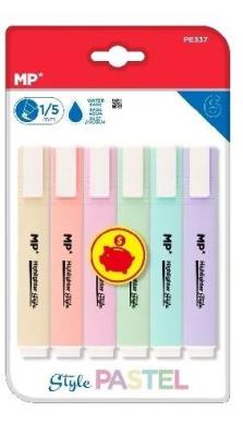 Opakowanie Zakreślacz pastelowy 6szt